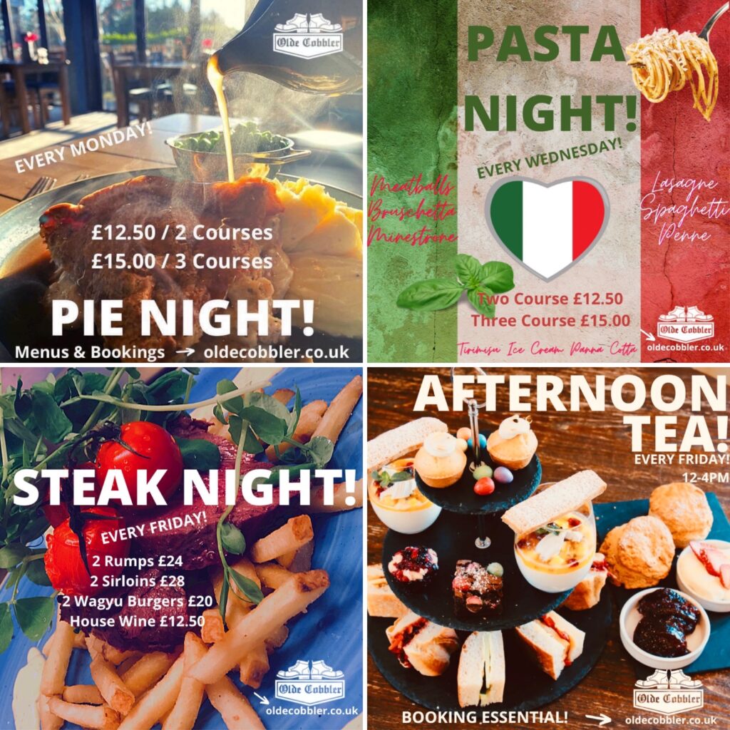 The Olde Cobbler Northampton’s Newest Pub & Restaurant